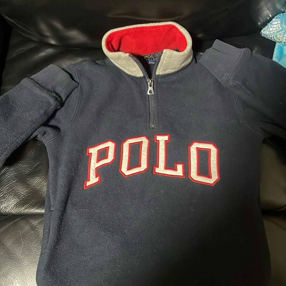 Polo Ralph Lauren pullover fleece. Good condition!